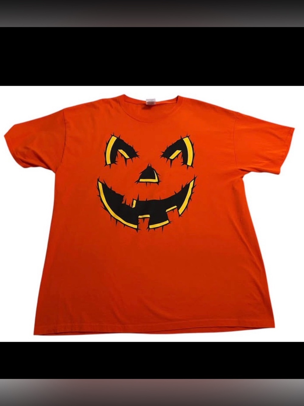 Halloween Jack O' Lantern T-Shirt Unisex Tagged a Mens Size XL can fit Womens 2X